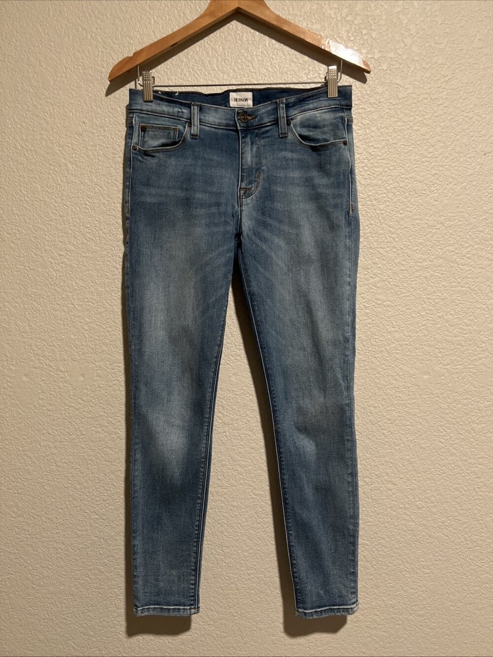 Hudson Krista Super Skinny Jeans Stretch Blue Low Rise Stretch Y2k 90s 28 30X27